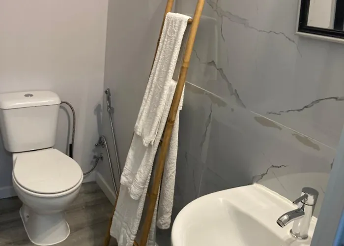 アパート T1 Totalmente Equipado Terraco Privado