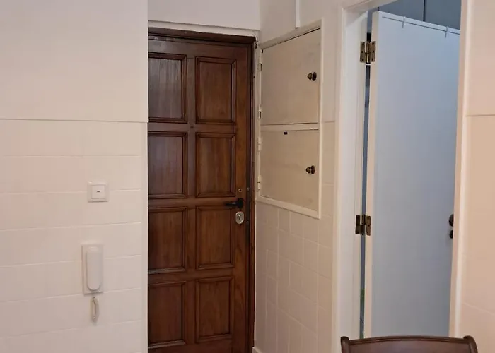 T1 Totalmente Equipado Terraco Privado Lägenhet *